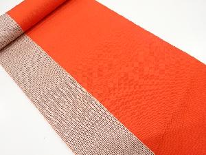 アンティーク　縞模様織出し八寸帯地反物